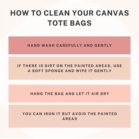 how to take care of canvas bag|canvas bag cleaning instructions.